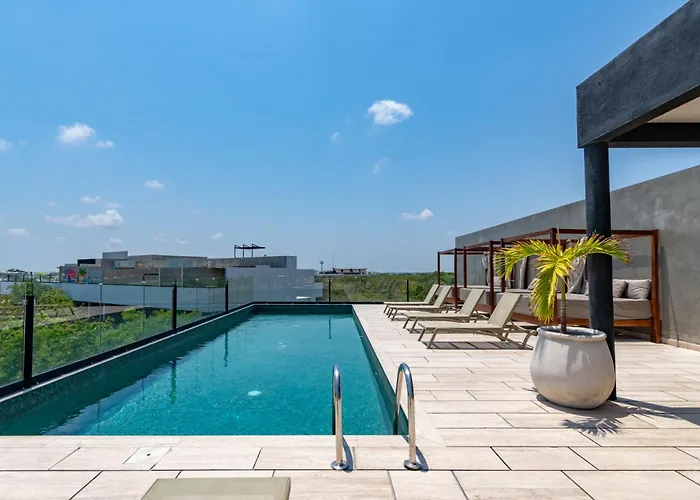Location With Rooftop Pool, Gym And Padel Court * Tulum